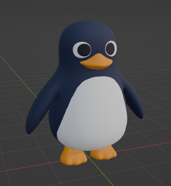 Modeling cute penguins for my game 🐧