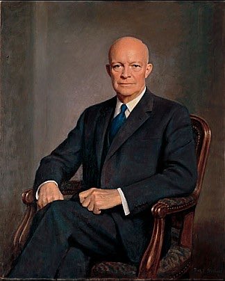 <a href="/cdrsalamander/">cdrsalamander</a> You don’t see many paintings of Eisenhower at the White House. I wonder why? He’s one of my favorite presidents, next to Teddy Roosevelt.
