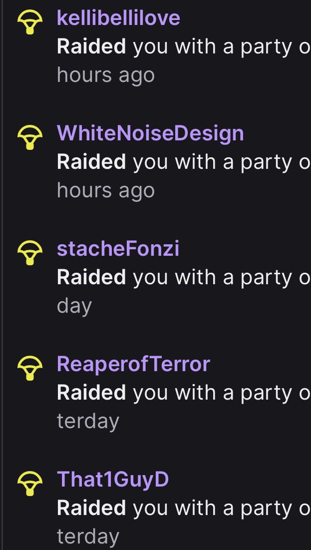 Killer redeems night! Thank you guys for the continued support we have hit 11/12 we are waiting for the past 30-60 days spots to fill before we can apply twitch.tv/momma_saphira