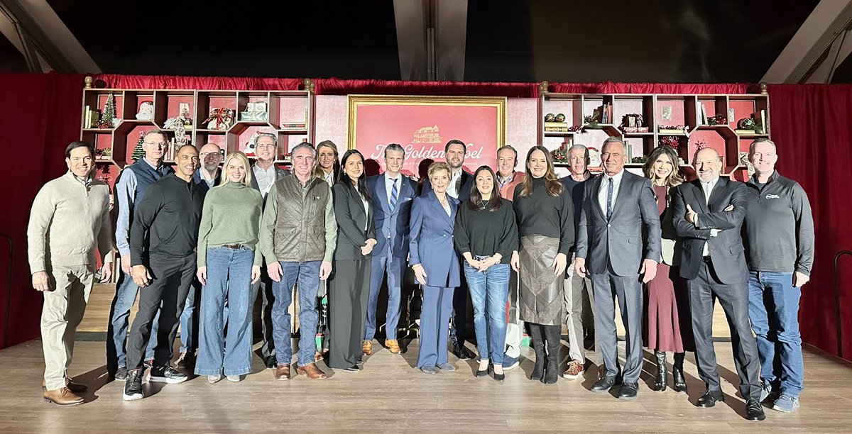 Nothing better than a Monday night pizza and ice cream party with your favorite work friends who’ve truly become family. 

Thank you, <a href="/VP/">Vice President JD Vance</a> and <a href="/SLOTUS/">Second Lady Usha Vance</a>!🍦🍕🇺🇸

#MAGA #BestTeam