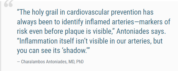What if cardiac risk could be seen years before plaque appears? <a href="/CaristoHeart/">Caristo Diagnostics</a> is making that possible with AI that detects the “shadow” of coronary inflammation on routine CCTA scans. As ACC highlights its importance, tools like the FAI-Score are redefining preventive