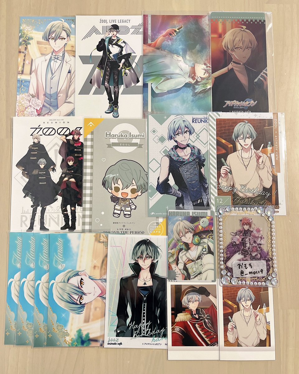 __mo119's tweet photo. ꒰ 交換 譲渡 ꒱
アイドリッシュセブン アイナナ メタカ ポスカ 
ウエハース アクスタ バーブロ

譲：悠

求：
1枚目 各100円
2枚目 シール、ステカ 各200円
その他 各300円
＋送料

✧郵送、合計金額500円〜
✧2枚目は1枚目同数お迎えお願いいたします
✧初回お取引の際リトリンご一読願います https://t.co/NcI5fmrEBS