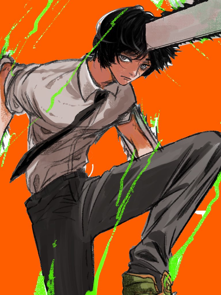 QSDfPNgOxVzikcE's tweet image. チェンソーマン×RUI