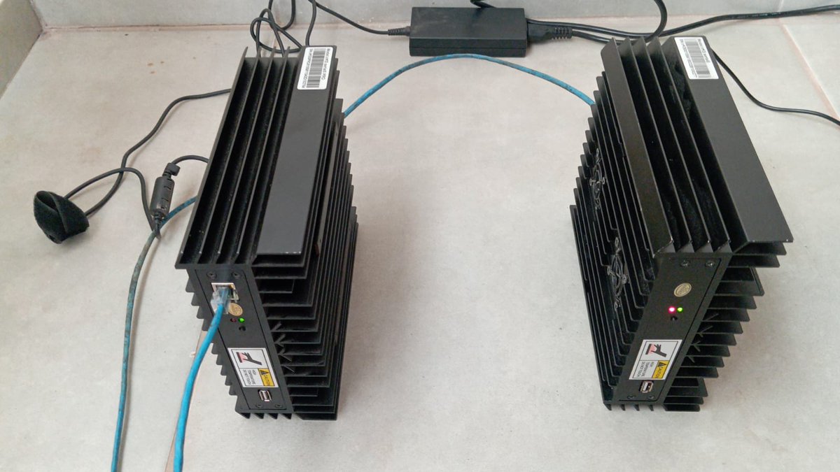 Let's mine some $KAS!

Iceriver ks0 (100Ghs) + Iceriver ks0 (200Ghs)

Iceriver ks3m (6 Ths) coming soon!

#kaspa #iceriver #mining #PoW #miner

<a href="/KaspaCom/">KaspaCom ⚡️</a> <a href="/Kaspa_Commons/">Kaspa Commons</a> <a href="/Kaspa_BlockDAG/">Kaspa</a> <a href="/IceRiverMiner/">ICERIVER</a>  <a href="/HeroMinerss/">HeroMiners</a>