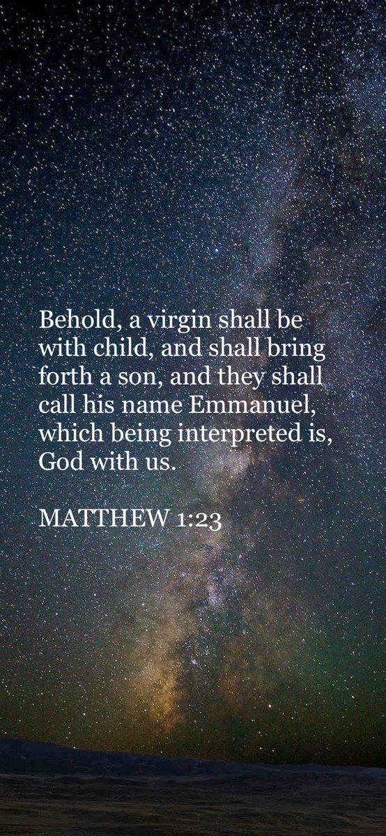 candace_lo70387's tweet image. 🕊️ Therefore the Lord shall give you a sign Behold a virgin shall conceive and bear a Son and shall call His name Emmanuel.🕊️
Isaiah 7:14

@StarxFire 
@MassholeJay 
@franigenx 
@State9Mac 
@MAGAMisfit 
@candace_lo70387 
@girlnamed_Seth 
@GabiNga1 
@end3of6days9 
@greyman7107…
