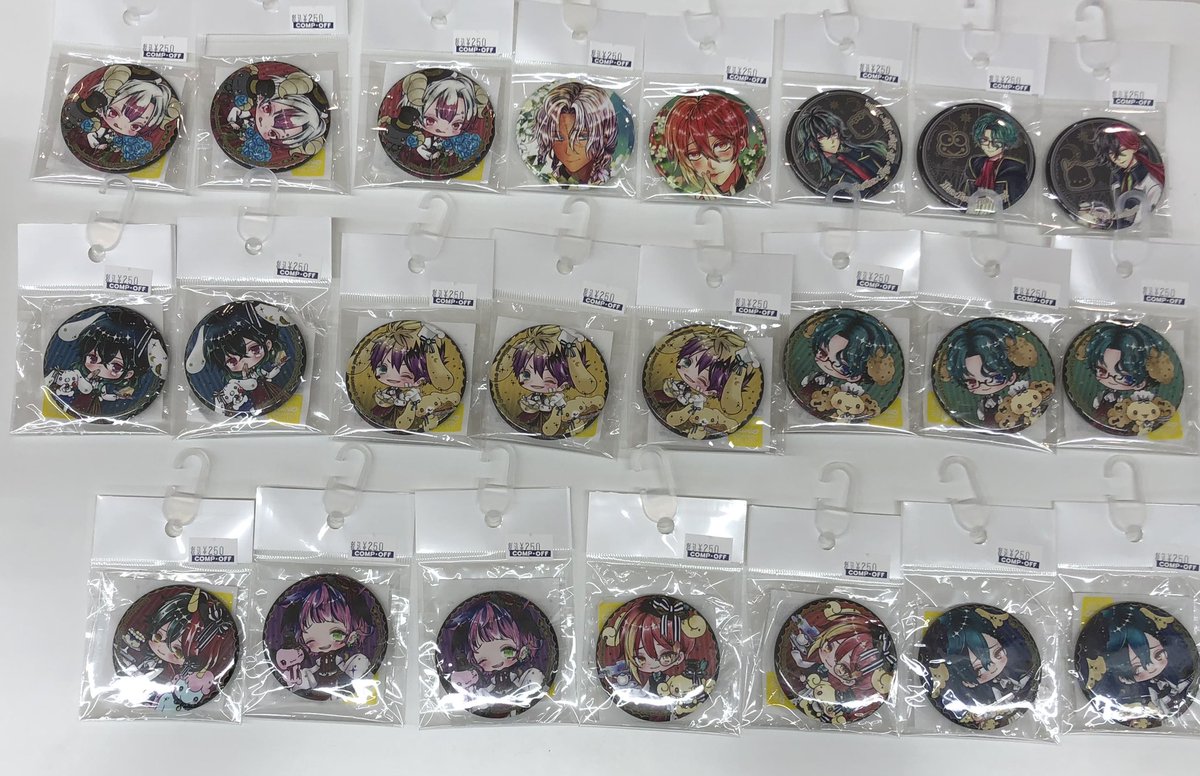 🐈‍⬛入荷情報🐈‍⬛ 悪魔執事と黒い猫 缶バッジ・アクリルチャームなど