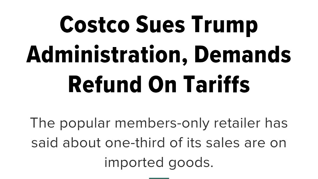 But...trump said foreign countries pay the tariffs...