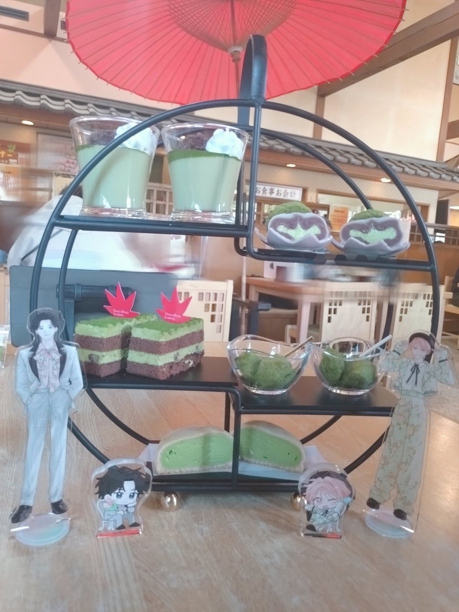 hnyk_t's tweet image. お茶屋さんのアフタヌーンティーに行ってきました！
花丸展の時のりゅあまアクスタと合うかなと思って一緒に行ったけど良き︎💕︎︎
全部美味しかったまた行きたい🥰

#君となら恋をしてみても 
#なら恋
#窪田マル先生 (@k_b_t_r_m_r_)