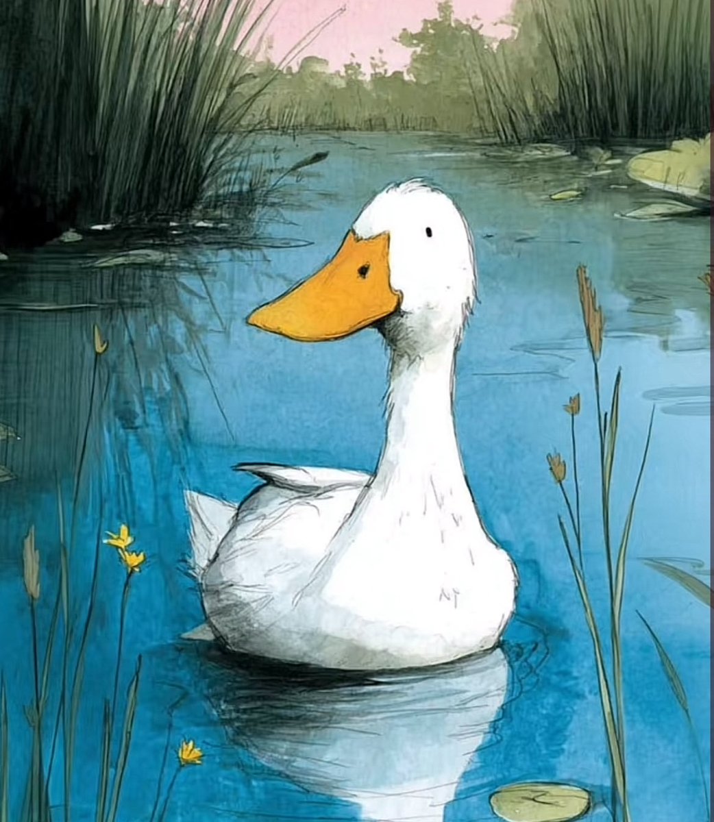 firefish's tweet image. I want to use AI to create images in this style, but I've tried numerous prompts without success.  I aim to integrate this style into the AI story generation tool talegenie.art, but it seems this isn't feasible at present.