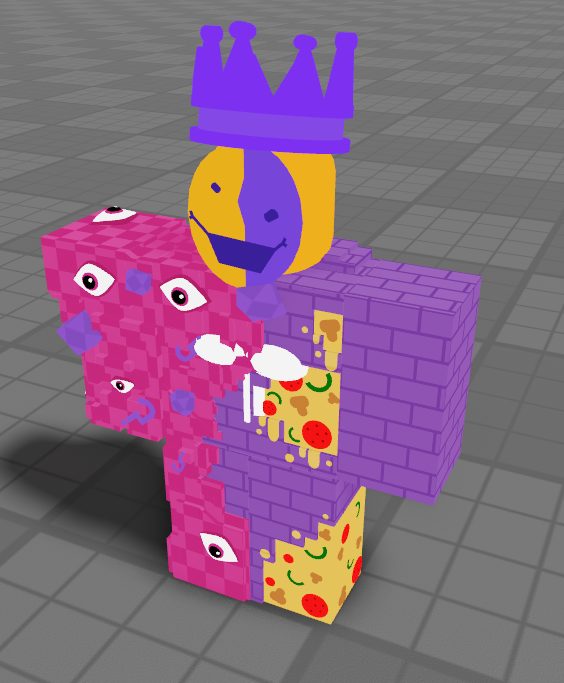 3fortified's tweet image. Skin I made for forsaken shattered 
#forsakenroblox #ForsakenShattered #ShatteredHopes #pizzatower 
Sfx, Chase theme, And even animations are wip and upcoming