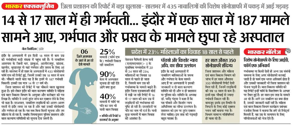 askshivanisahu's tweet image. नाबालिग लड़कियां गर्भवती हो रहीं. एक जिले में अगर इतने मामले आए तो पूरे राज्य का क्या हाल होगा. यह गंभीर है.