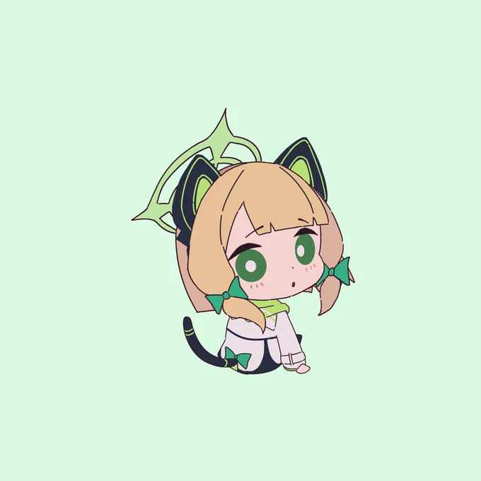 #ブルアカ C107グッズのマグネット用のイラストできました〜
