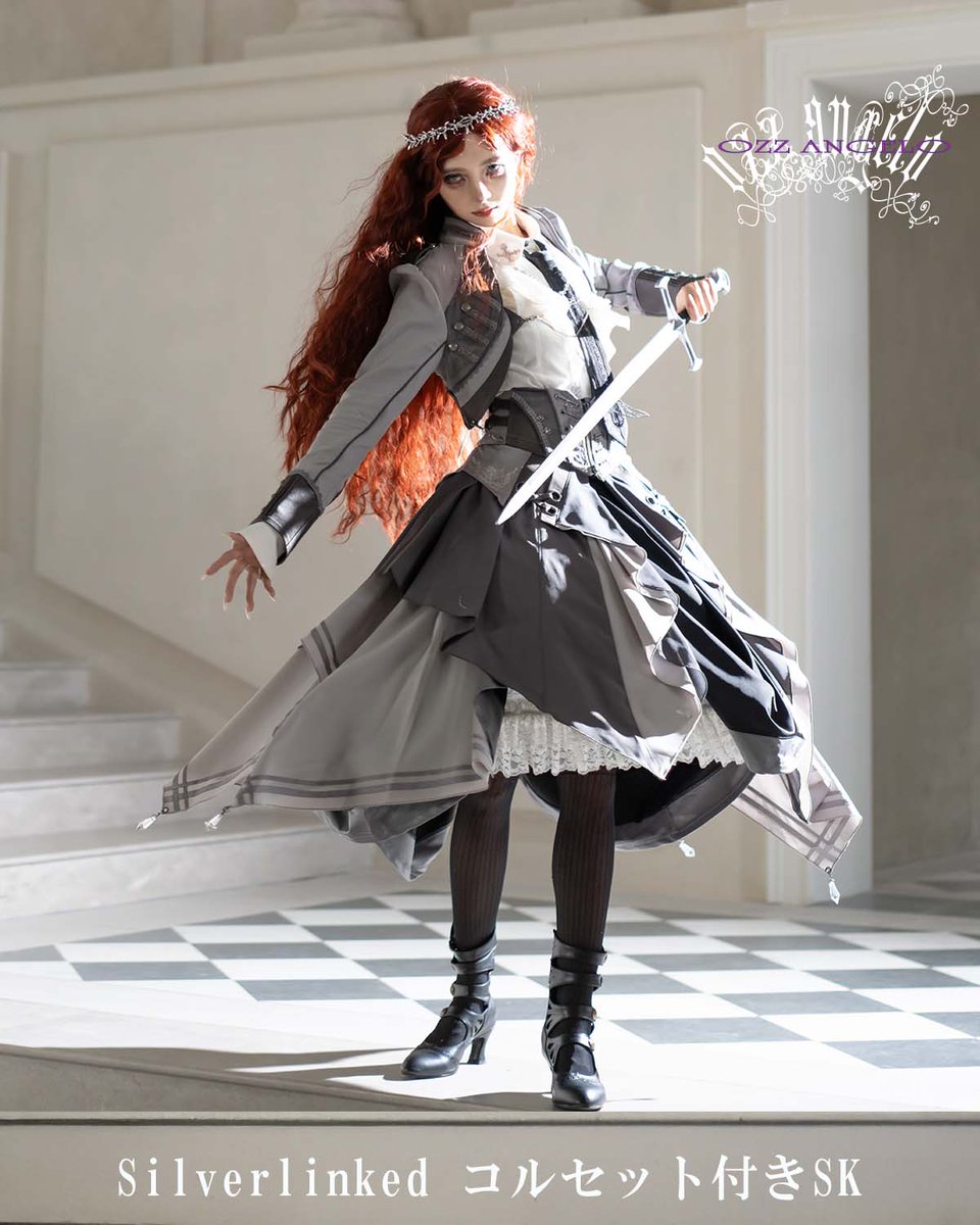✧✧✧Silverlinked コルセット付きSK