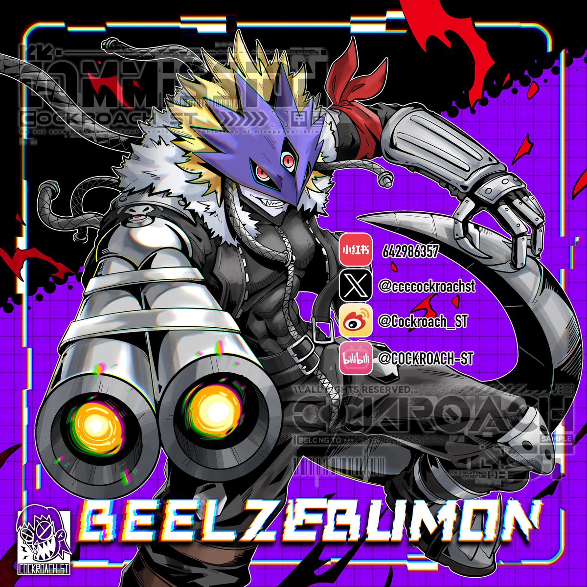ccccockroachst's tweet image. Beelzebumon