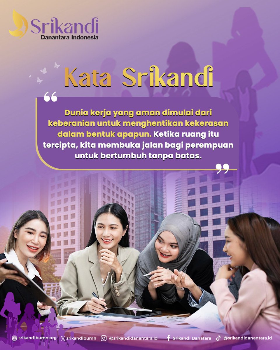 Perempuan sering berada di posisi paling rentan di lingkungan kerja. Karena itu, keberanian untuk saling mendukung dan menciptakan ruang aman bukan hanya pilihan, tetapi kebutuhan bersama.

Mari terus memperkuat budaya Respectful Workplace di setiap lini Danantara Indonesia.