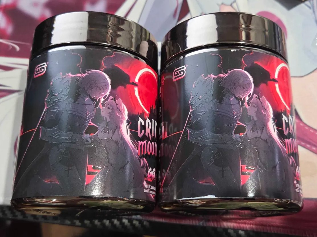 gets 1/10 label*

nice! okay ill order another one cuz i cant bring myself to open a 1/10 

gets another 1/10 label*

.....one day i'll be able to taste this flavor

Use code CLERO at <a href="/GamerSupps/">Gamer Supps®</a> and see if you get my luck factor 🫠