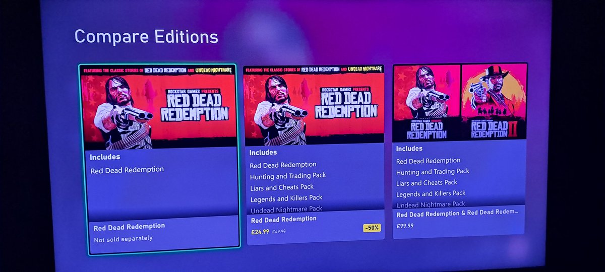 Scottishcelts's tweet photo. @videotech Nope version not available @RockstarGames @xboxuk @XboxSupport even though I already own original it pushes me to Gta+ to download 360 version 👍 https://t.co/2pzgG5vTzX