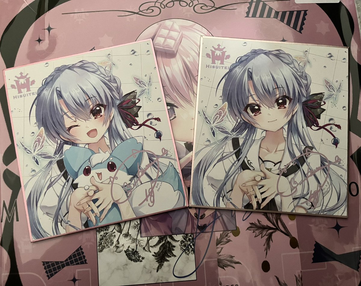 翡翠亭 ミニ色紙24枚 翡翠亭さんのミニ色紙、10枚買って… イナリスト、勝利しました