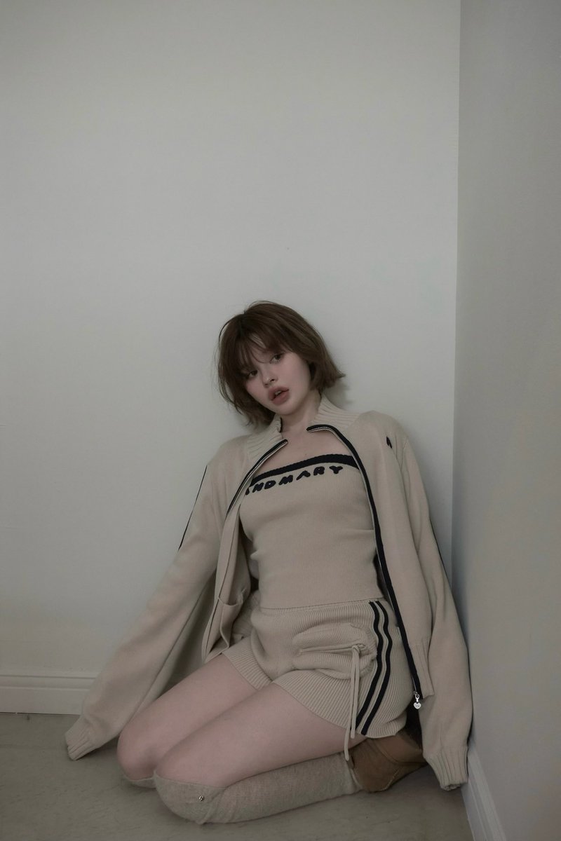 andmary Zoe full zip set up パーカーのみ ANDMARY】Zoe full zip set up