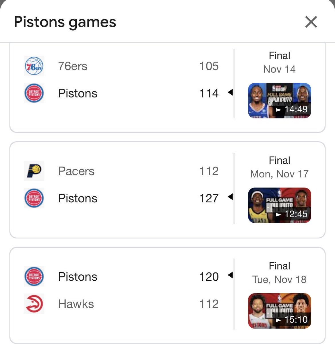 OffTheCharts_'s tweet photo. @HAWKSPRESSO1 @ESPNNBA The Pistons literally beat you on a back to back a few weeks ago at your place.  Come up with a better excuse next time, enjoy holding that L. https://t.co/uoimbvAKW0