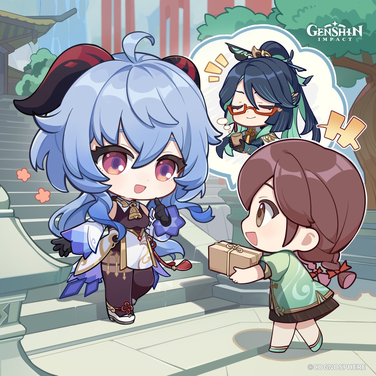 Happy Birthday, Ganyu!
#GenshinImpact #Ganyu 

"Ah... Qingxin Infusion of Clear Sight from Cloud Retainer? T—Thank you..."