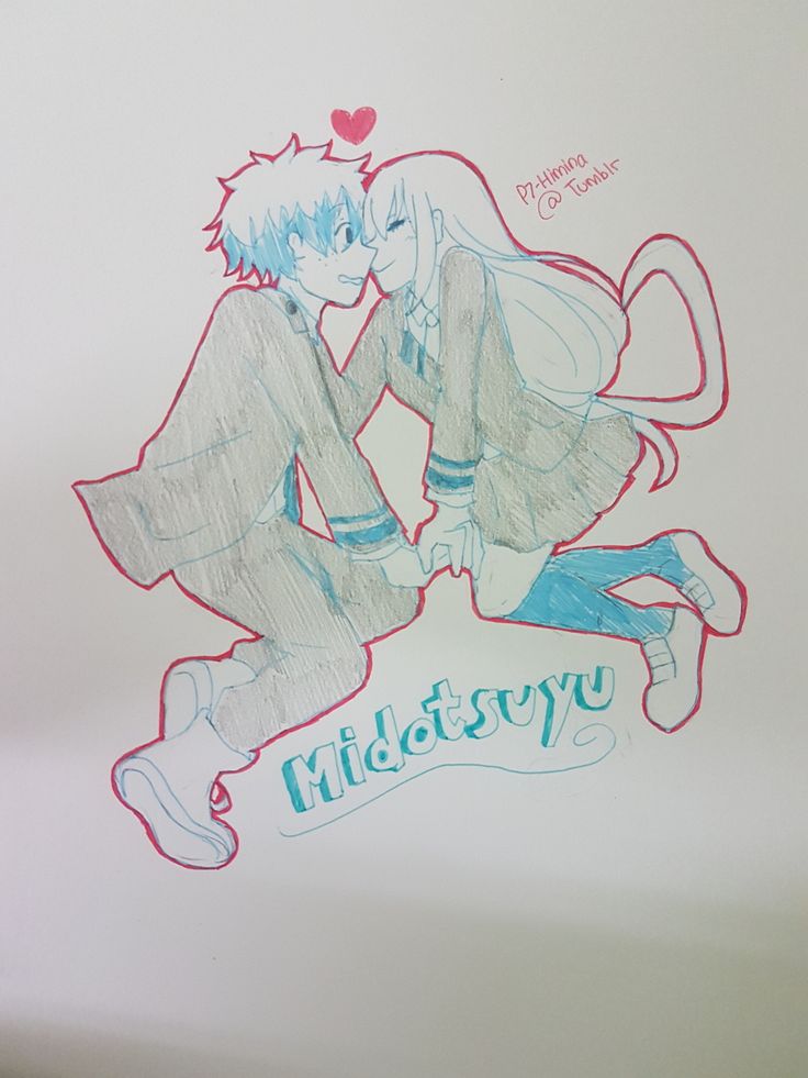 Midotsuyu_Daily's tweet image. Lovely kiss #midotsuyu 

Artist: P7-Himina (Tumblr)