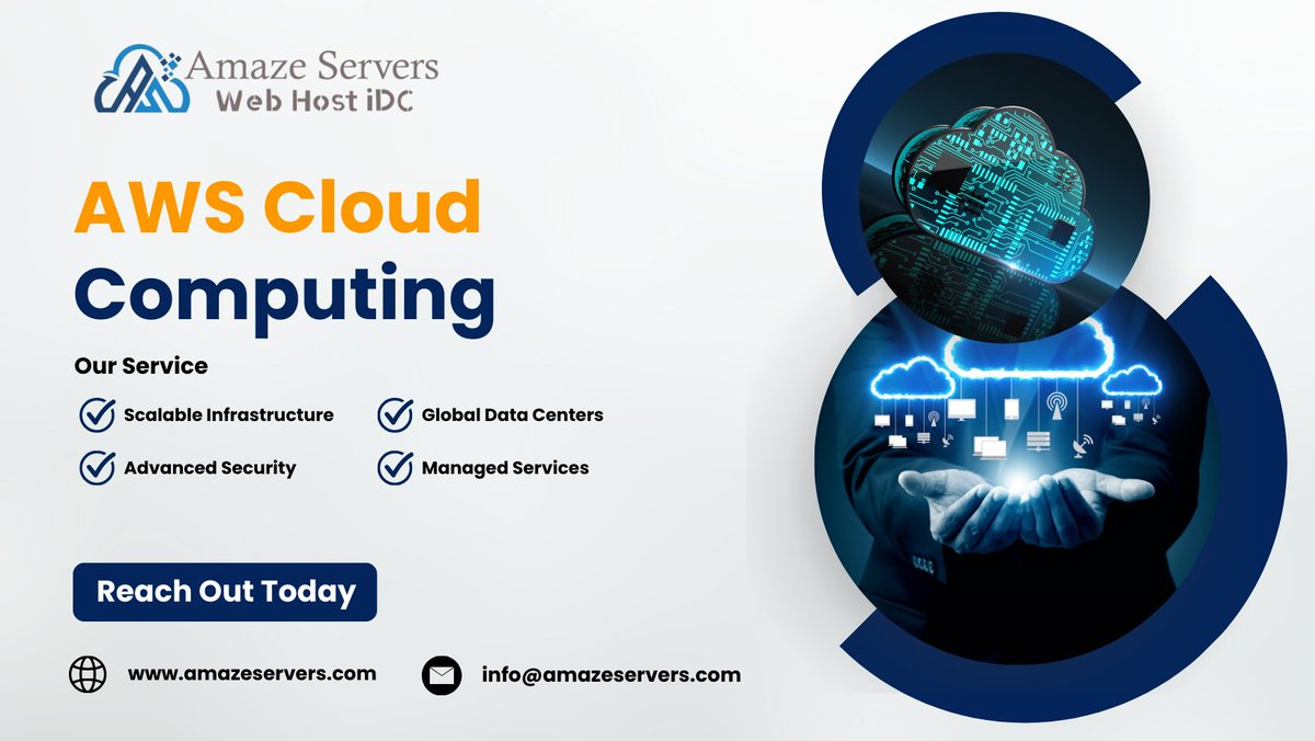 amazeservers's tweet image. Transform your business with AWS Cloud Computing  scalable, secure, and globally powerful. With Amaze Servers, build faster and scale smarter.
🌐 𝐕𝐢𝐬𝐢𝐭 𝐖𝐞𝐛𝐬𝐢𝐭𝐞 𝐏𝐚𝐠𝐞: amazeservers.com/aws-cloud/
#awscloud #cloudcomputing #cloudtechnology #scalablecloud
