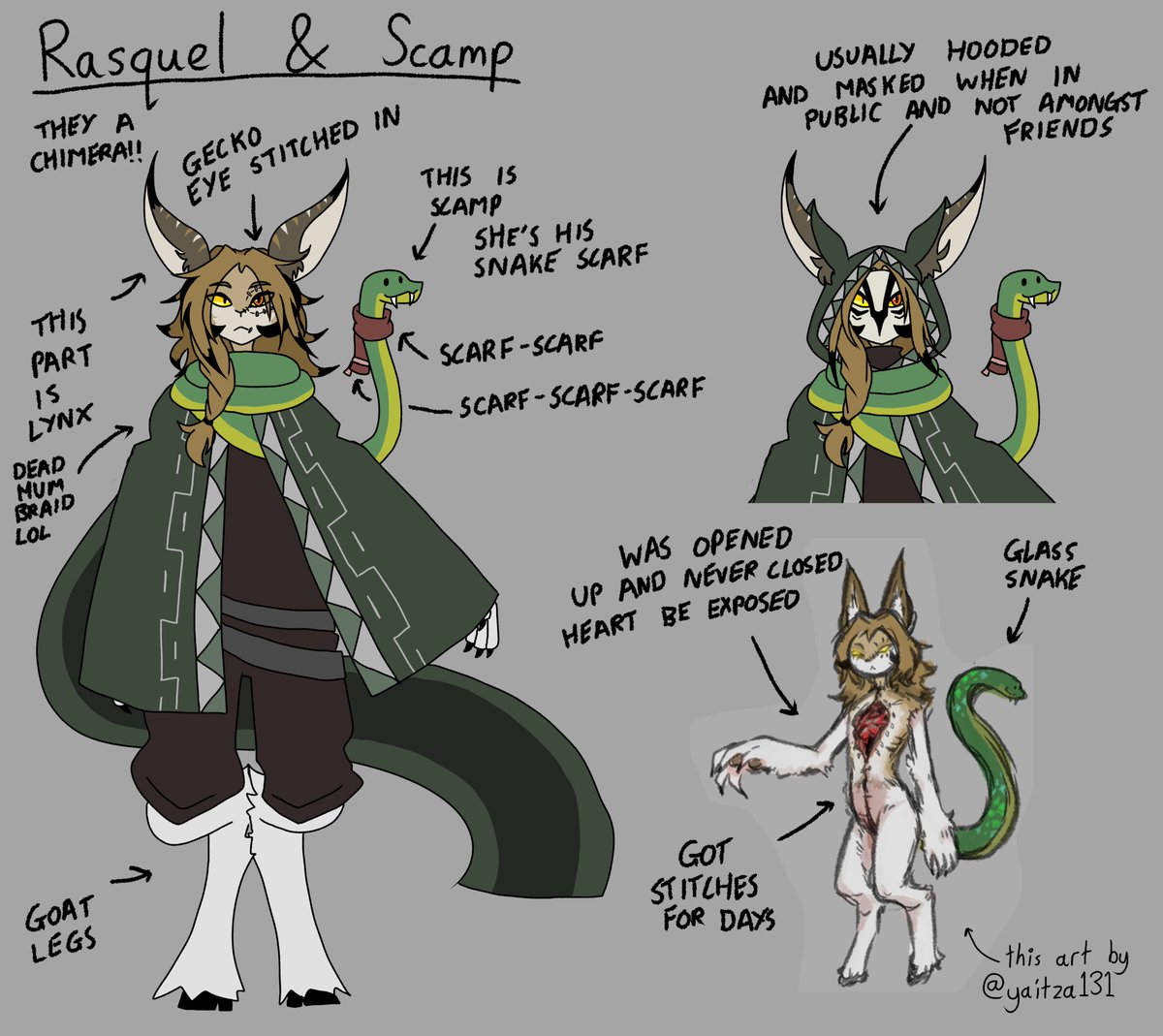 Half Lynx, Half Goat, All Freak.