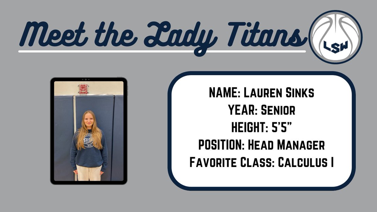 LSWGirlsBB's tweet photo. Meet the Titans! Go Lauren! https://t.co/AB68ThdC7w