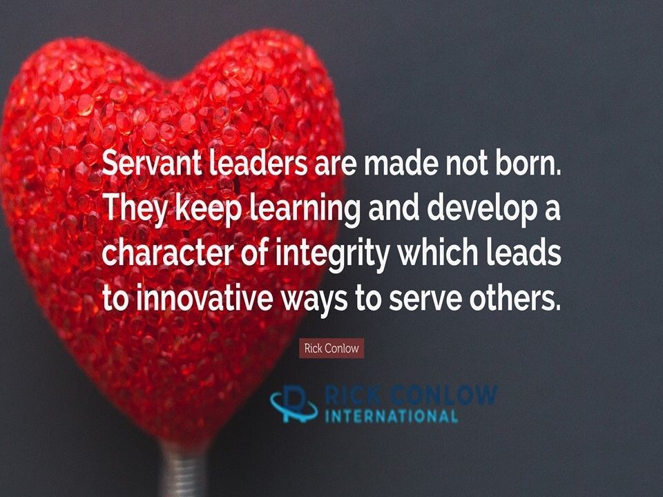 RickConlow's tweet image. SERVANT LEADERS ARE MADE...
#businessowners #ceos #leadbyexample #teamwork #change #managementtraing #leadershiptraining #leadershipbooks #managementwebinars #quotes #Integrity #quotes #communication #customerexperience management #customerservice