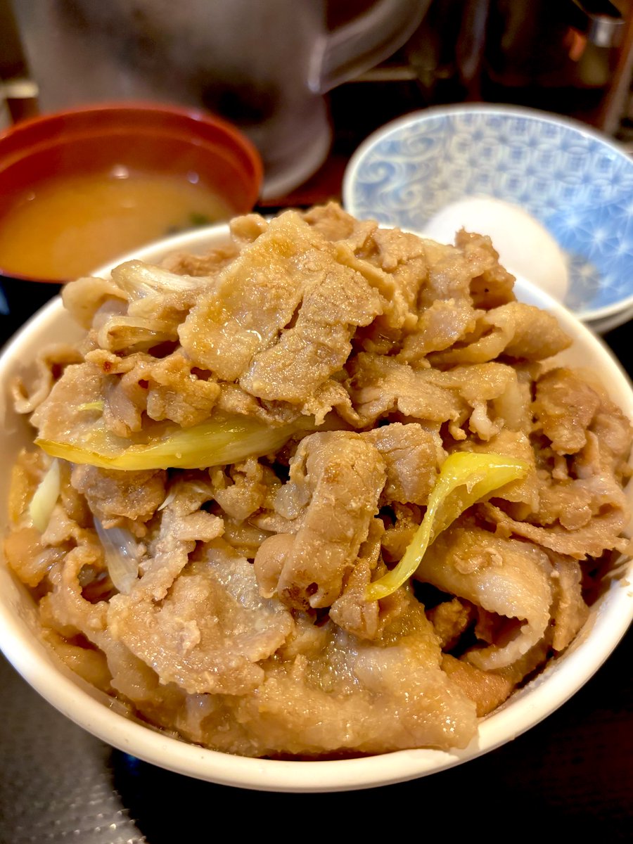 昭和食堂 秋葉原駅前店 名物スタミナ丼(肉増し) おはようございます
