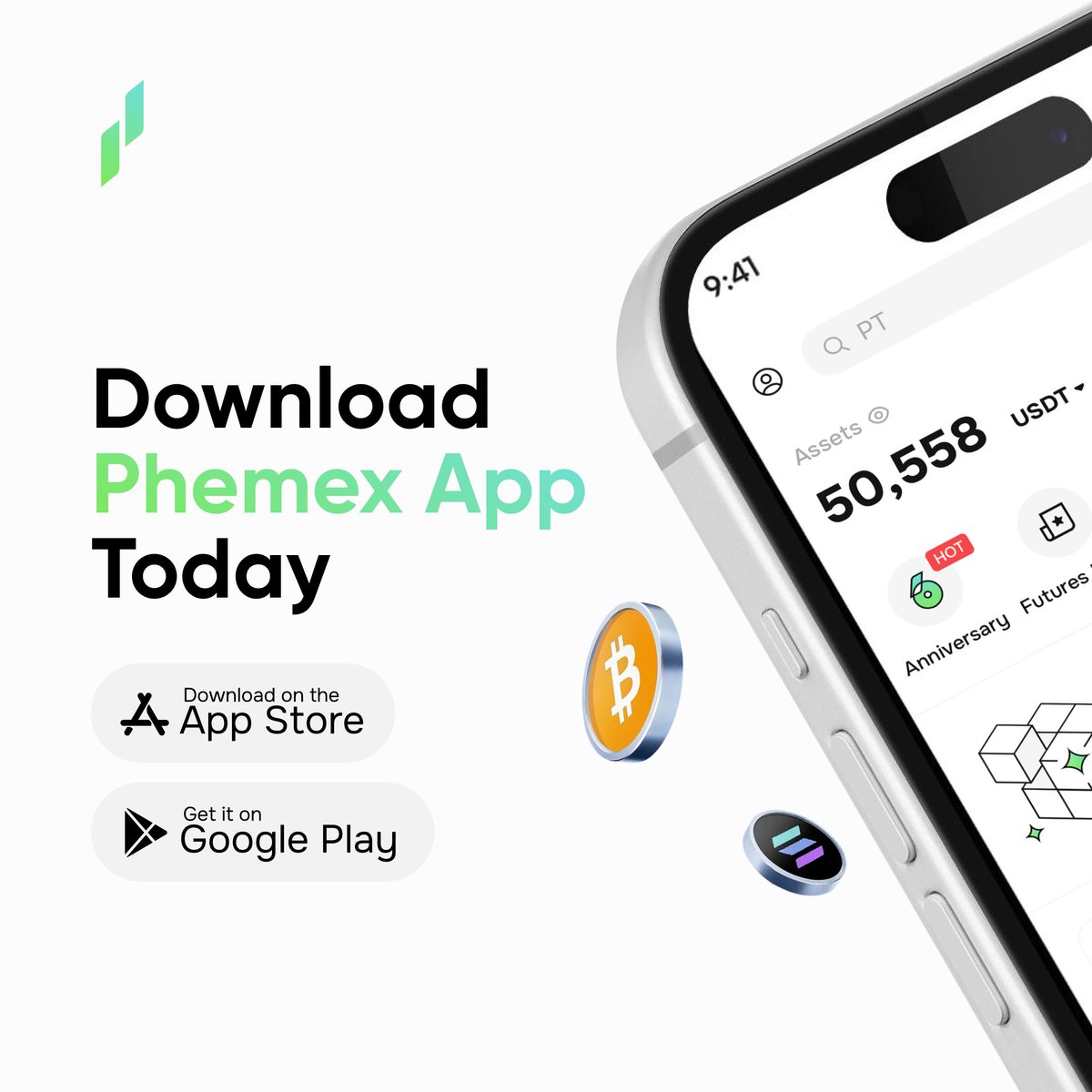 Simple para principiantes. Avanzado para pros. Velocidad CeFi. Libertad DeFi para exploradores on-chain.

📲 Actualiza aquí
🔹 Android: play.google.com/store/apps/det…
🔹 iOS: apps.apple.com/us/app/phemex-…