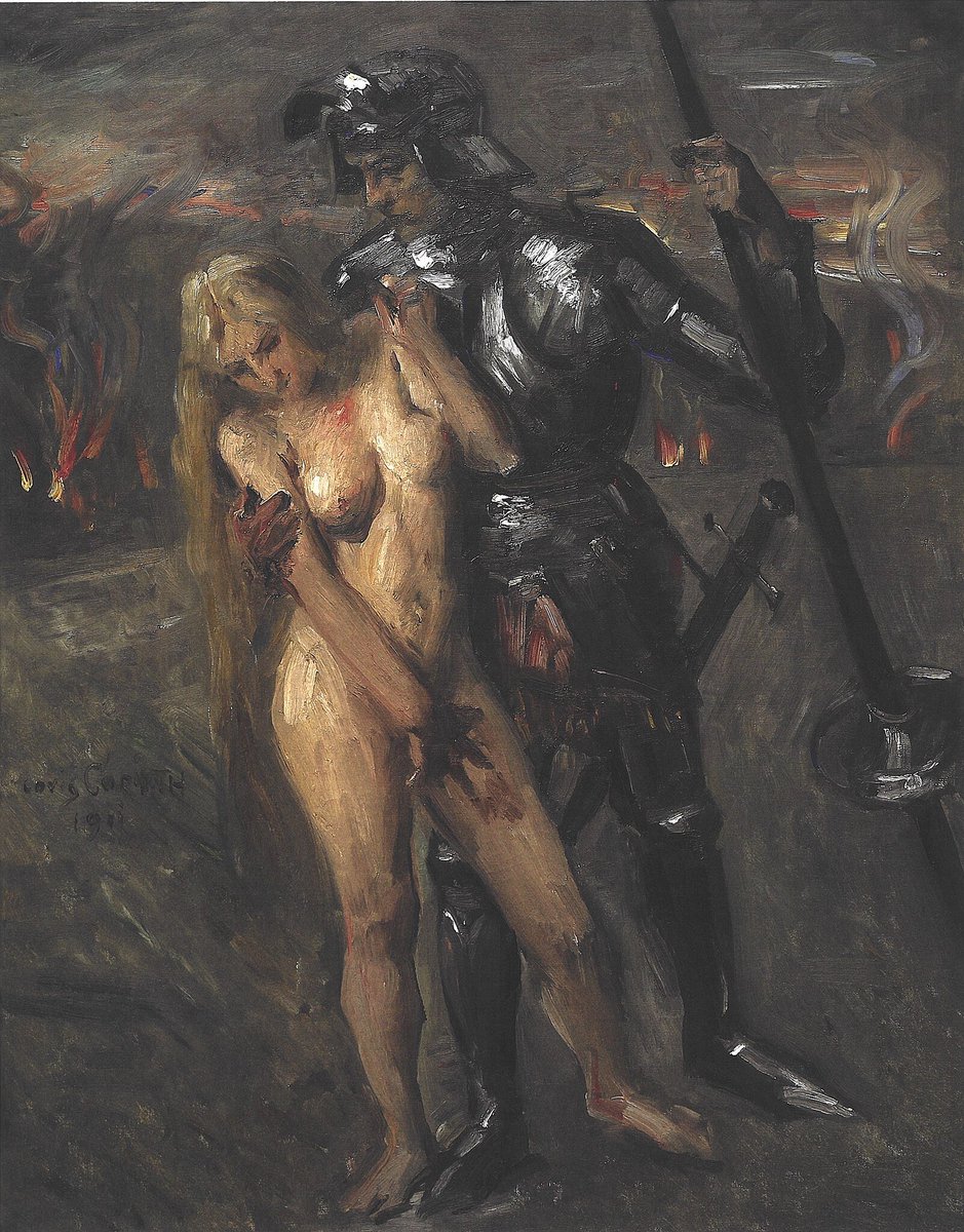 cartographer_s's tweet image. Spoils of War - Lovis Corinth, 1911