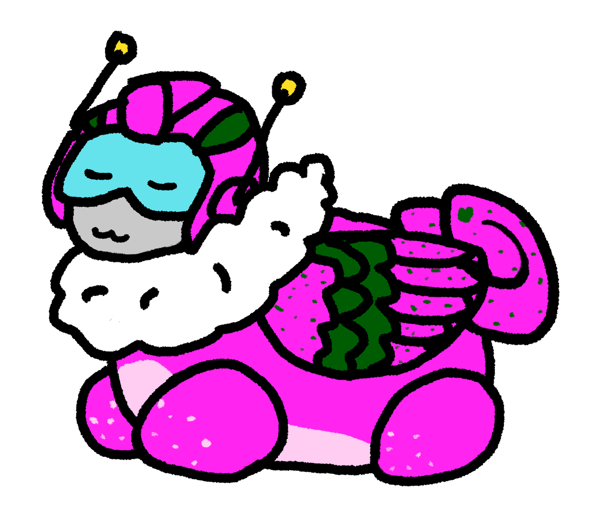 kiuttiekat's tweet image. i plummed my constructibaby flick :3