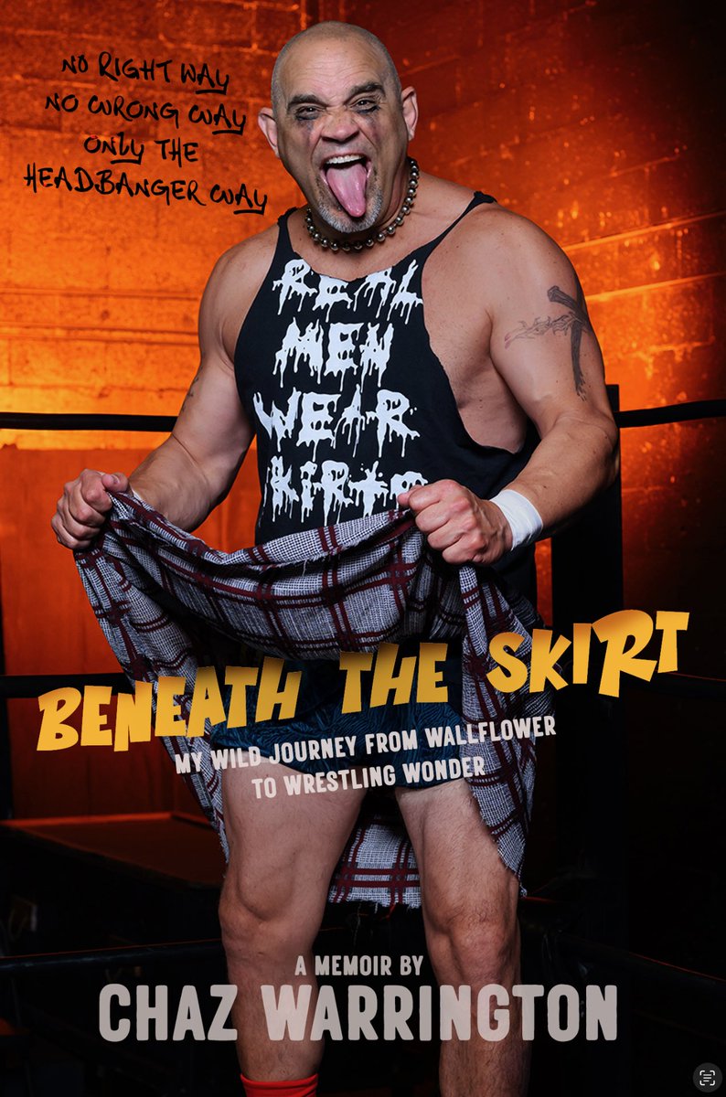 If you think what’s happening on #WWERaw is exciting - head over to ChazMosh.com and pre-order #BeneaththeSkirt ! The story of a kid from South Jersey who got into the crazy world of professional wrestling and became #WWE tag team champion! Get it today!