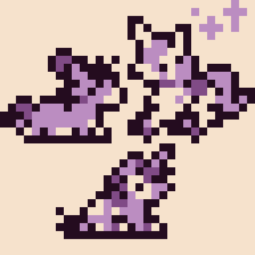 🫏💜🦄 a donkeycorn is born! #pixelart