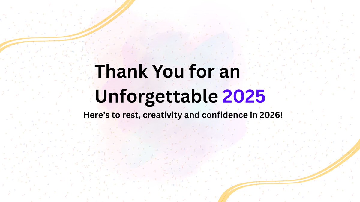From the Tevello team to you:

Thank you for an unforgettable 2025.

Rest well, create boldly, and step into 2026 with confidence.

We’re cheering you on every step of the way. ✨
#Tevello2025 #ThankYouCreators