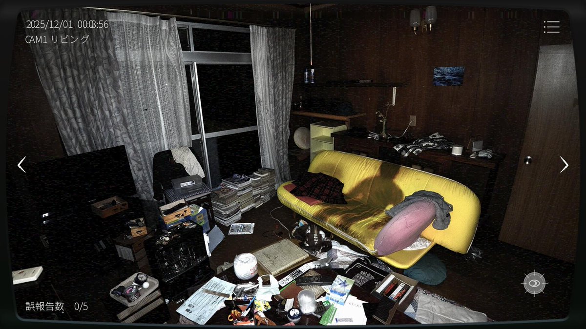 denfaminicogame's tweet image. 事故物件を監視し“異常”を報告するホラーゲーム『日本事故物件監視協会』続編のSteamストアページが公開
news.denfaminicogamer.jp/news/251202n

午前0時から5時まで、さまざまな異常が出現する不気味な物件を監視カメラで監視せよ。作中では営業終了したホテル、住居者が孤独死した住宅など4つの物件を担当する