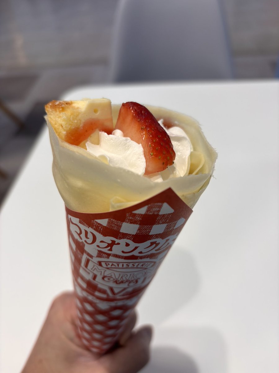 マリオンクレープさんにようやく来れました☺️
うますぎです！