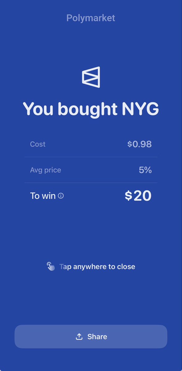 MLeeJr's tweet image. the @polymarket app is beautiful 

haptics go crazy…