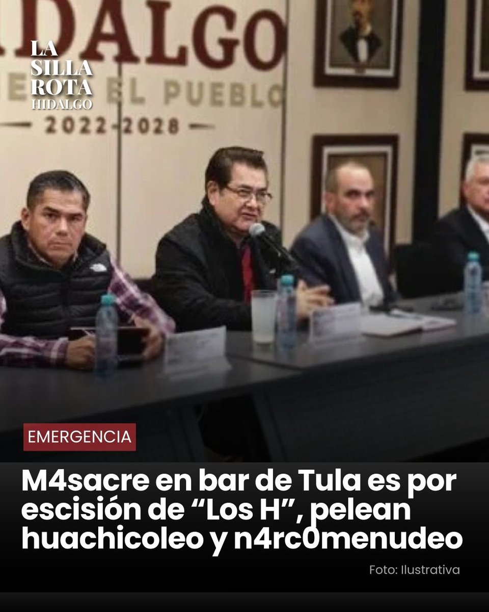 LsrHidalgo's tweet image. 🚨🚓 El Gabinete de Seguridad informó que “Los H” se fracturaron en dos células y que el ataque en bar de #Tula ocurrió mientras buscaban a un objetivo que escapó.
lasillarota.com/hidalgo/estado…