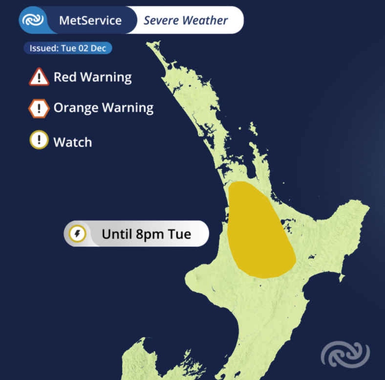MetService NZ tweet media