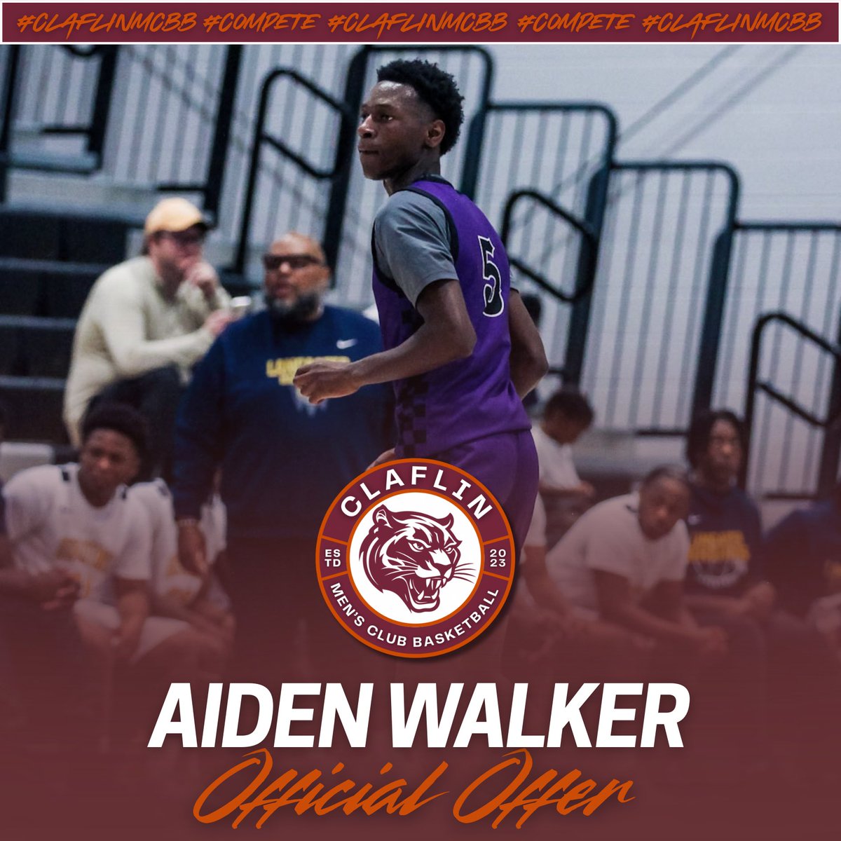 showtimequann's tweet photo. After a great conversation with Coach Doctor. I’m blessed to EARN an offer from Clafflin University!!! @ClaflinMCBB @CoachDoc_CU https://t.co/olkip7Pigl