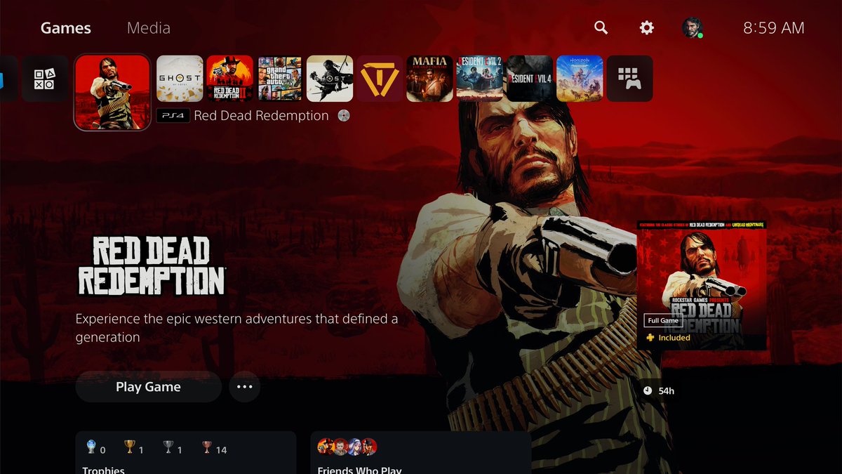 rvPlaysz's tweet image. I have the Red Dead Redemption PS4 physical disk, but when I try to upgrade to the PS5 version on that physical copy, it doesn&apos;t show that option for me.

Has anyone else who got the PS5 version from a physical copy also experienced this?
#rdr #PS5 #RedDeadRedemption