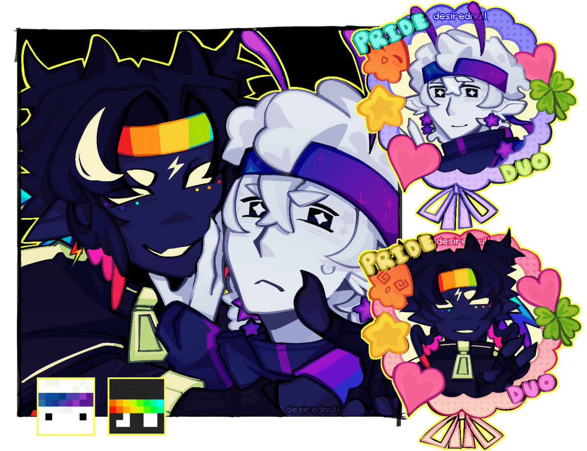 thanks for 5k followers!!!!! you get a prideduo drawing! #spokeisherefanart #planetlordfanart