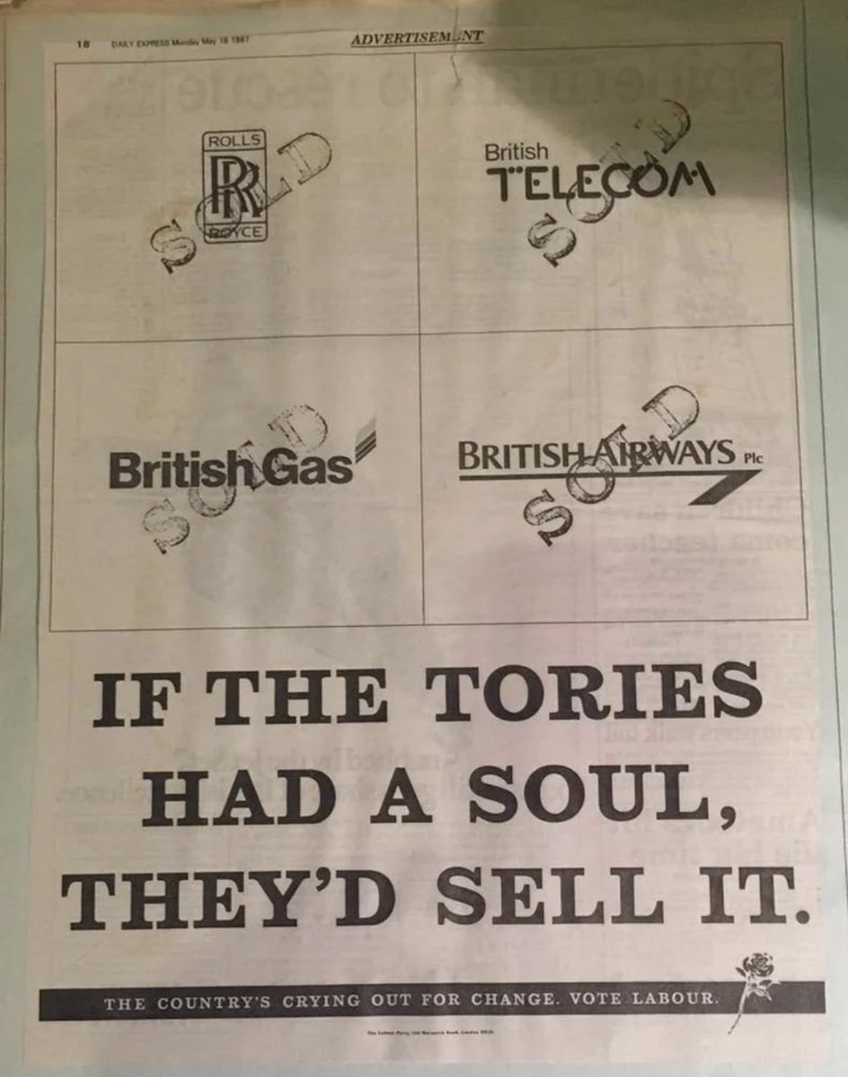 This British Labour ad from ‘87 is fantastic