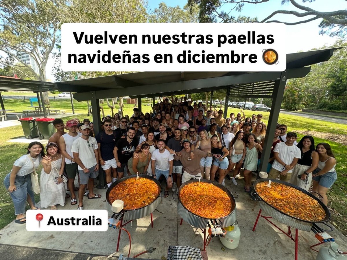 youtoo_project's tweet photo. El 14/12 tenemos una cita en Sídney, Melbs, Gold Coast y Brisbane (Australia)🎅🏻

Celebramos la #Navidad con una rica paella. 🥘¡GRATIS para todos los asistentes! Y sortearemos premios increíbles🎁

Apúntate aquí: https://t.co/JH9FVg4th5. Todos sois bienvenidos. ¡Os esperamos!💓 https://t.co/Zckd0U0u0C