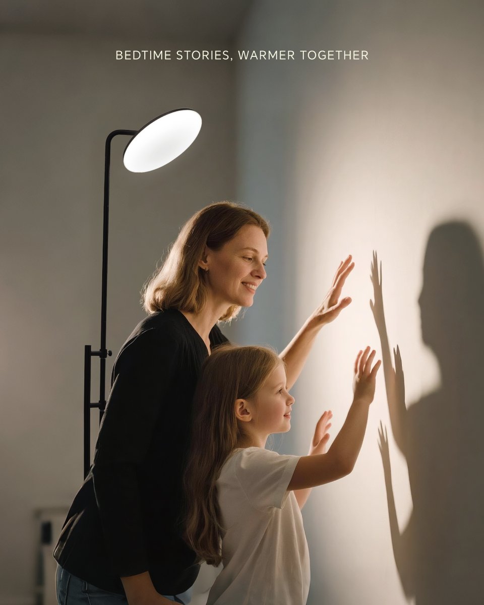 sunmoryofficial's tweet photo. With Sunmory's gentle glow, cuddle up closer. Bedtime stories feel warmer, lighting cherished moments together.

#sunmoryhome #warmlikeyou #lighting #cozyhome #floorlamp #glow #homedesign #floorlamps https://t.co/Eb3s5u8jW4