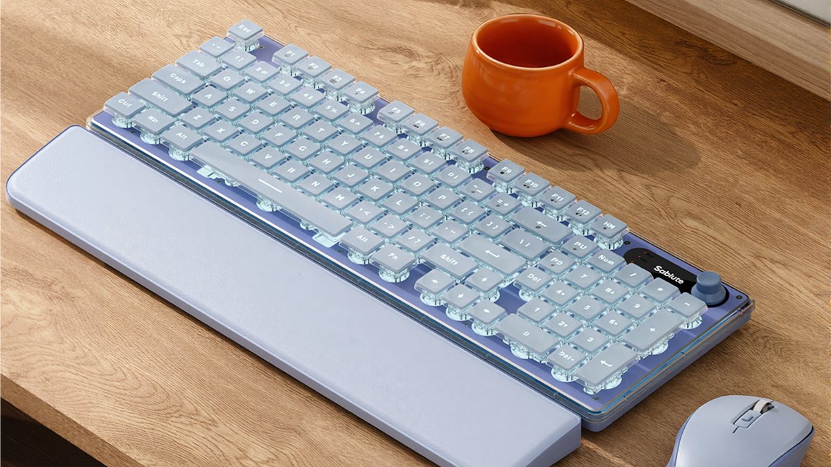 HSablute23906's tweet photo. Bright backlight, smooth typing 💜⌨️
This rechargeable purple set features 9 lighting modes, soft wrist support, and a silent ergonomic mouse for any workspace.
 https://t.co/iVJ8gTtOHO
#PurpleKeyboard #DeskSetup #BacklitKeyboard #ErgonomicGear #Sablute https://t.co/Q2KrPdWcaT