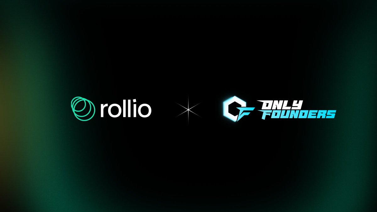 rollio_io's tweet photo. Partnership Announcement: 
@onlyfoundersxyz x @rollio_io

Rollio is excited to partner with #OnlyFounders - an onchain, reputation‑driven fundraising protocol built to back real founders with proof, skin‑in‑the‑game, and community.

Here’s to better tools for serious builders!!!! https://t.co/57qUGmwqUW